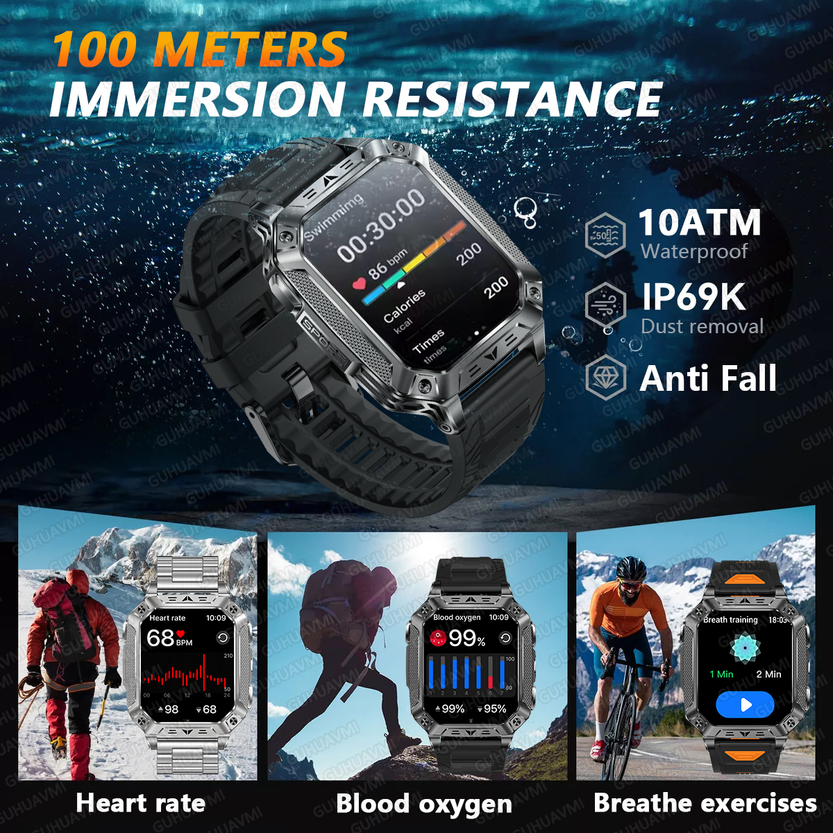 TANK Ultra 2026: 1400mAh Milit - Smartwatch Rugged Watches For Men avis et prix