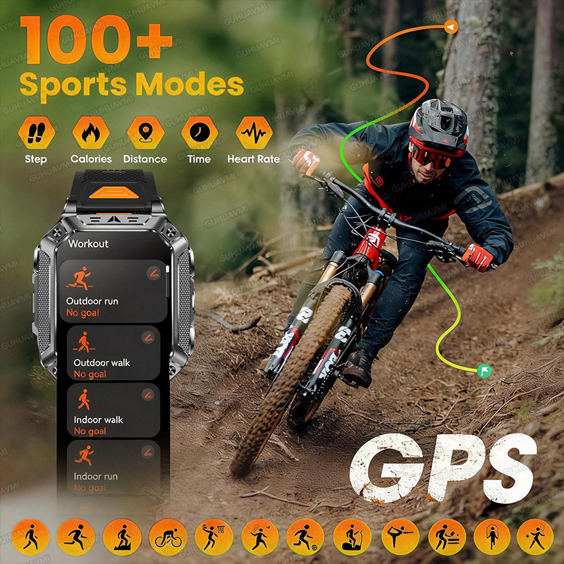 TANK Ultra 2026: 1400mAh Milit - Smartwatch Rugged Watches For Men avis et prix