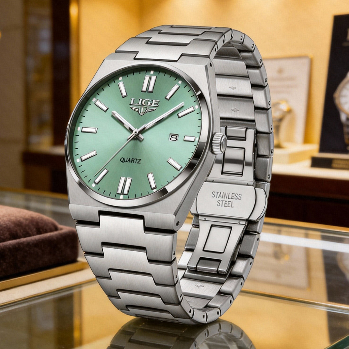 LIGE Luxury Brand Men Watches  - Smartwatch Vintage Watches For Men avis et prix