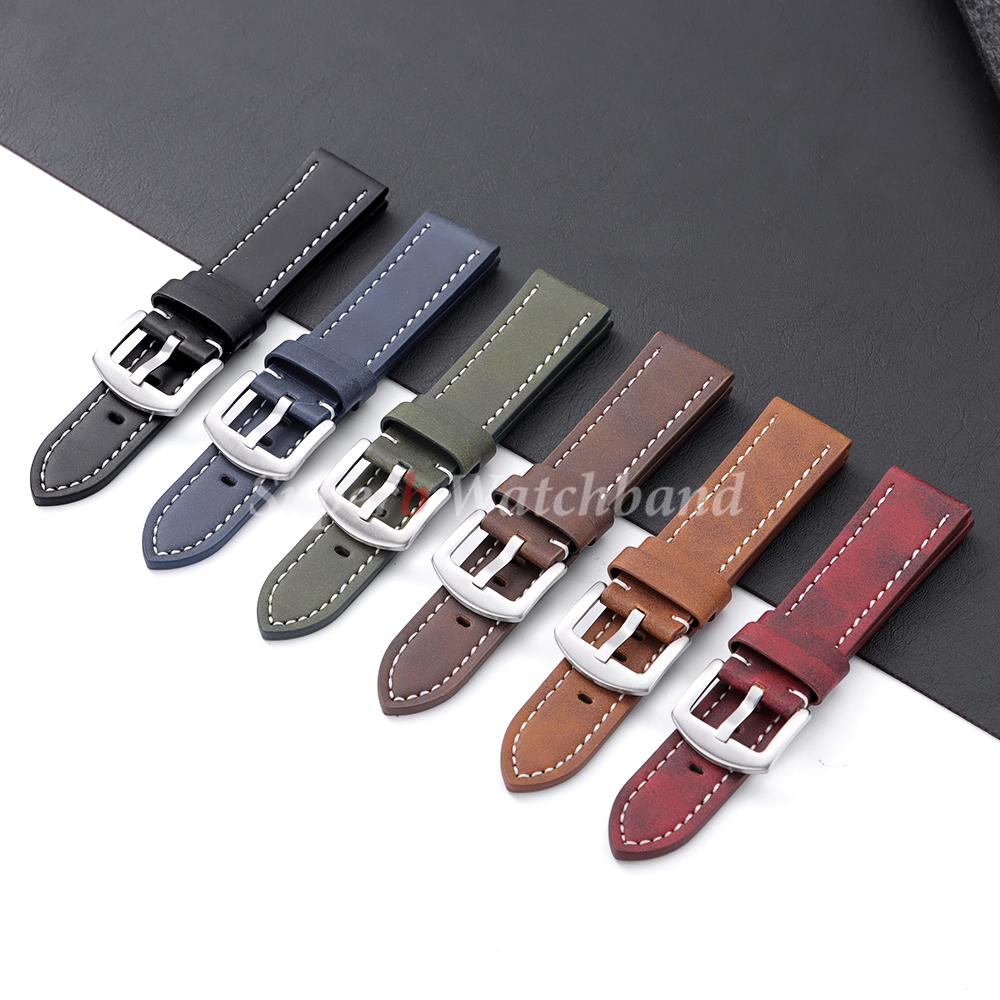 20mm 22mm PU Matte Leather Wat - Smartwatch Vintage Watches For Men avis et prix