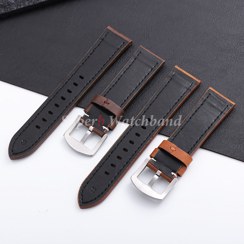 20mm 22mm PU Matte Leather Wat - Smartwatch Vintage Watches For Men avis et prix
