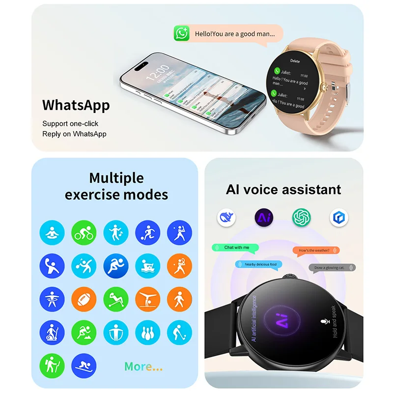 2026 New 3D Surround Vision Sm - Smartwatch New Watches 2025 avis et prix