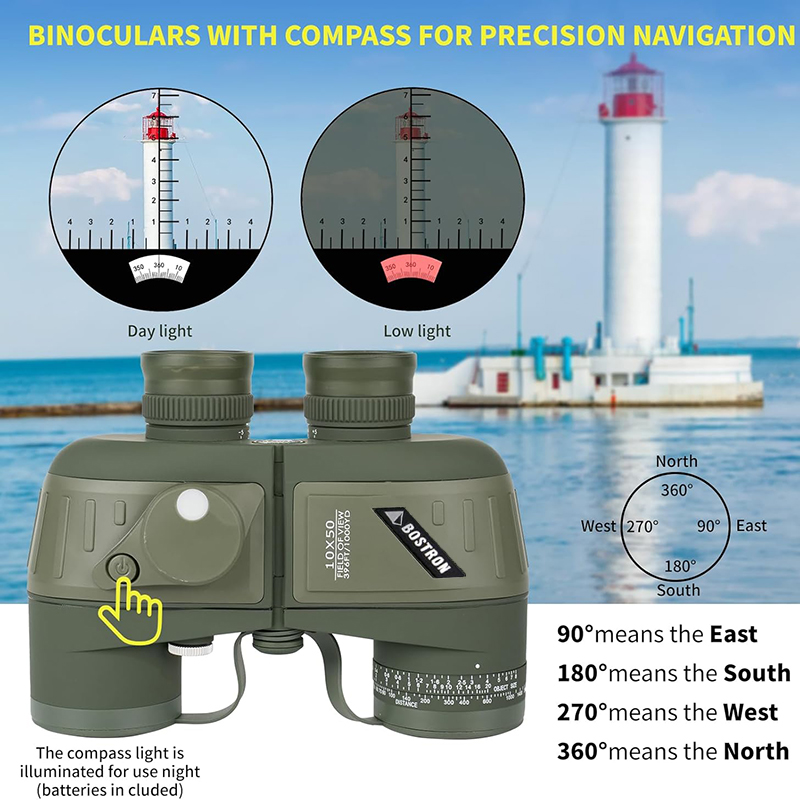 Binoculars 10x50 Marine Milita - Tide Watch Surf avis et prix