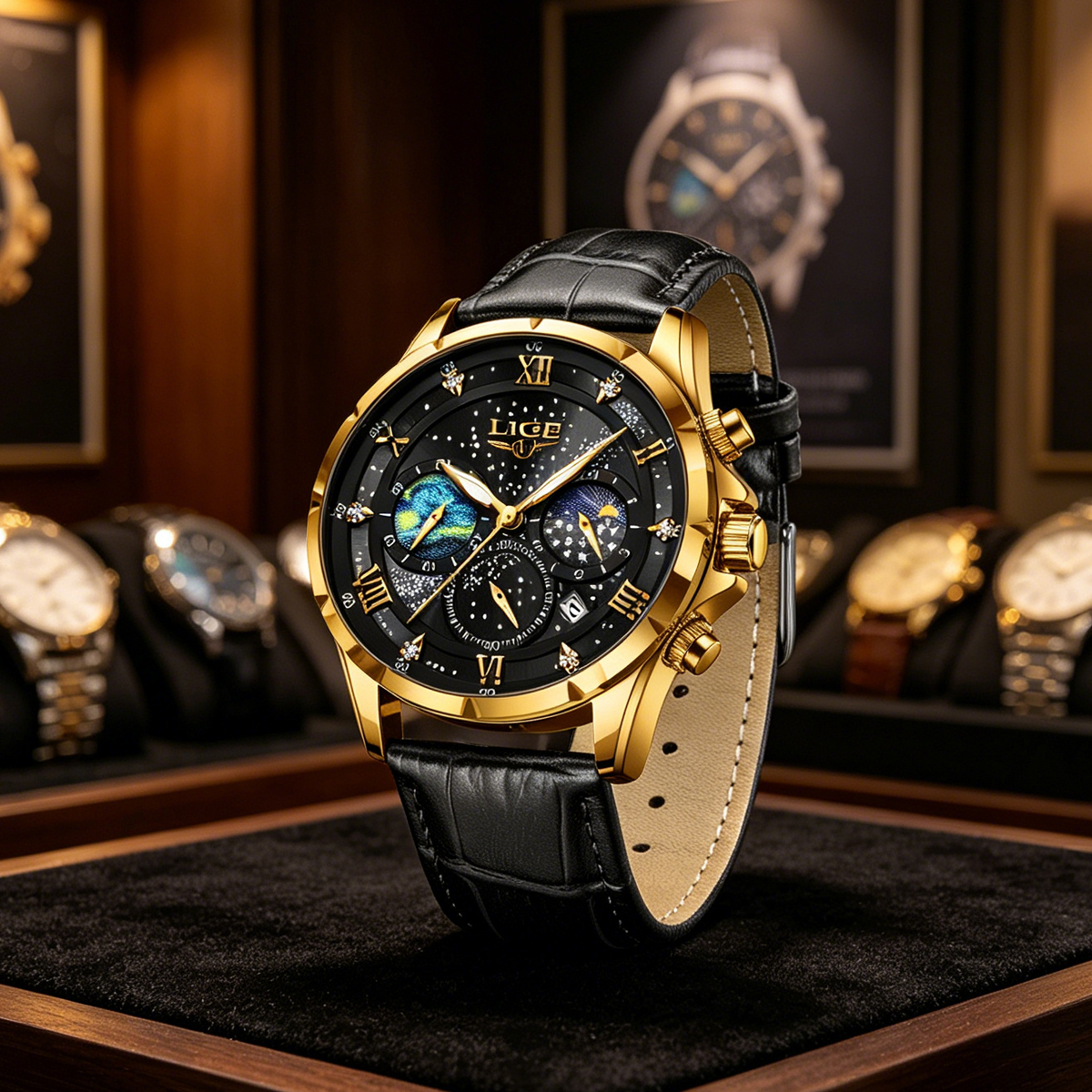 LIGE 2024 Top Luxury Brand Men - Smartwatch Army Watches For Men avis et prix