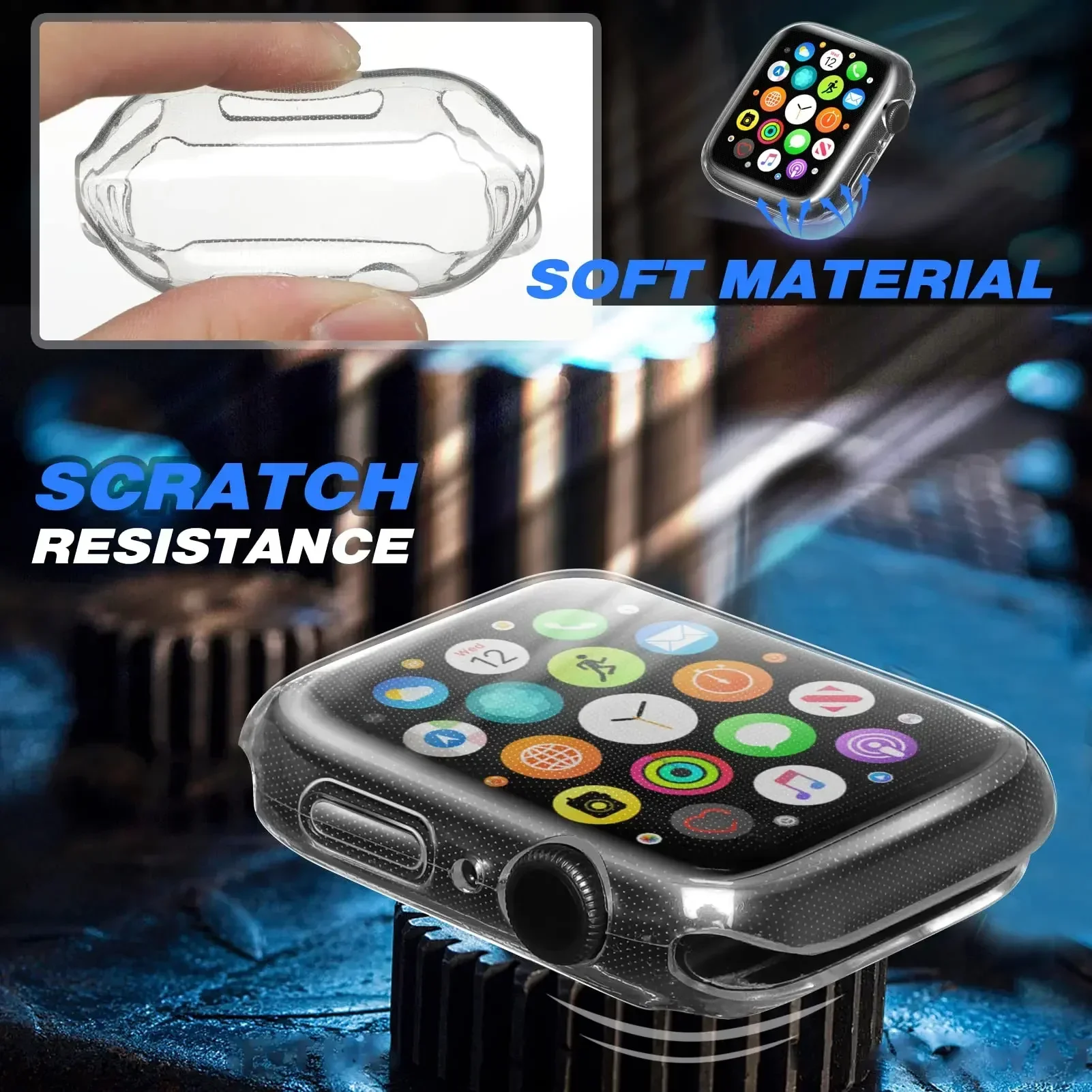 Cover For Apple Watch Case 44m - Smartwatch Watches For Girls avis et prix