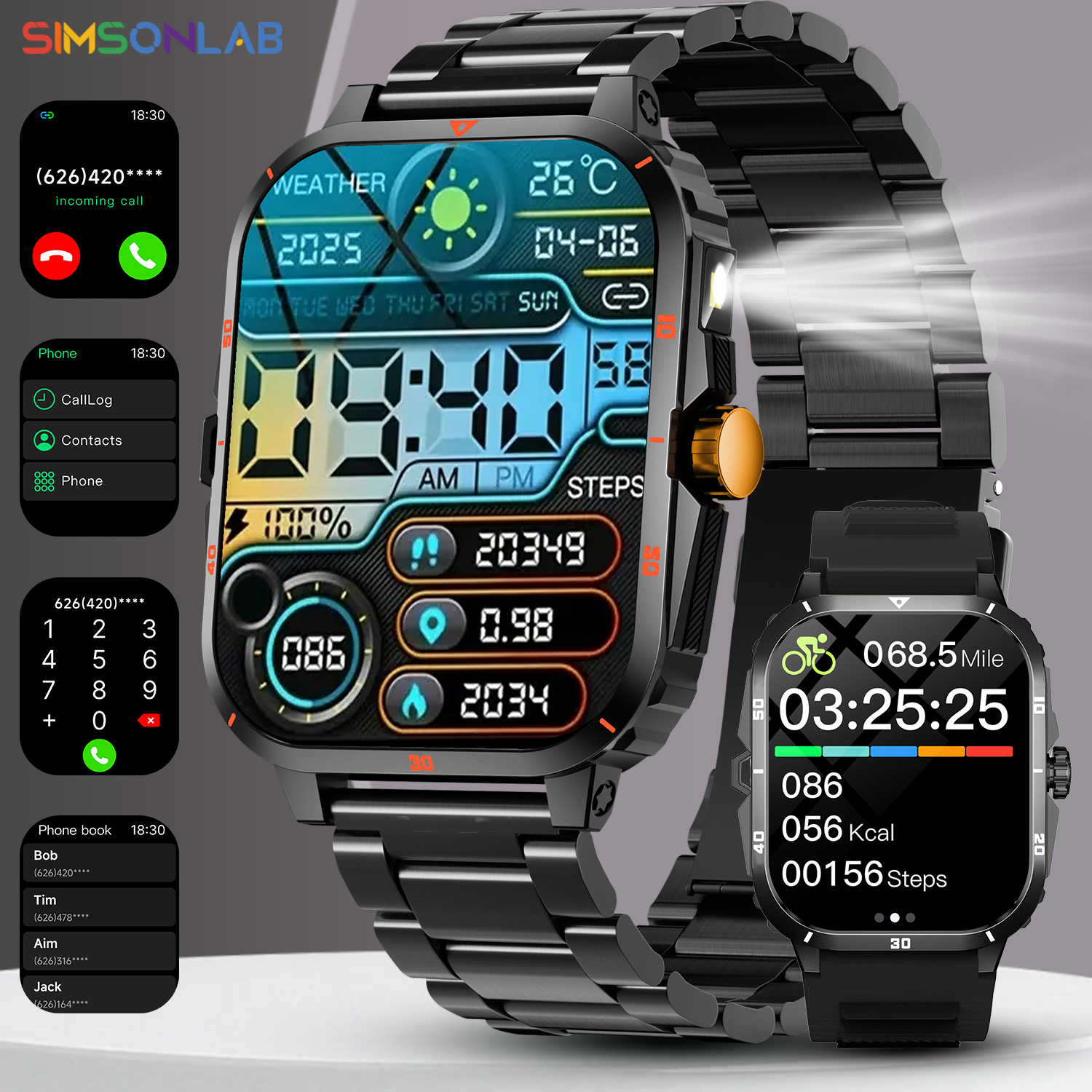 2025 NEW Military Smartwatch 2 - Smartwatch New Watches 2025 avis et prix