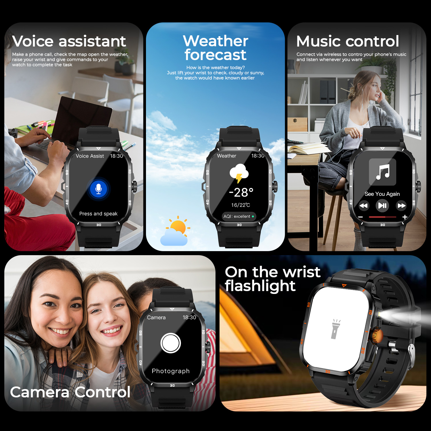 2025 NEW Military Smartwatch 2 - Smartwatch New Watches 2025 avis et prix