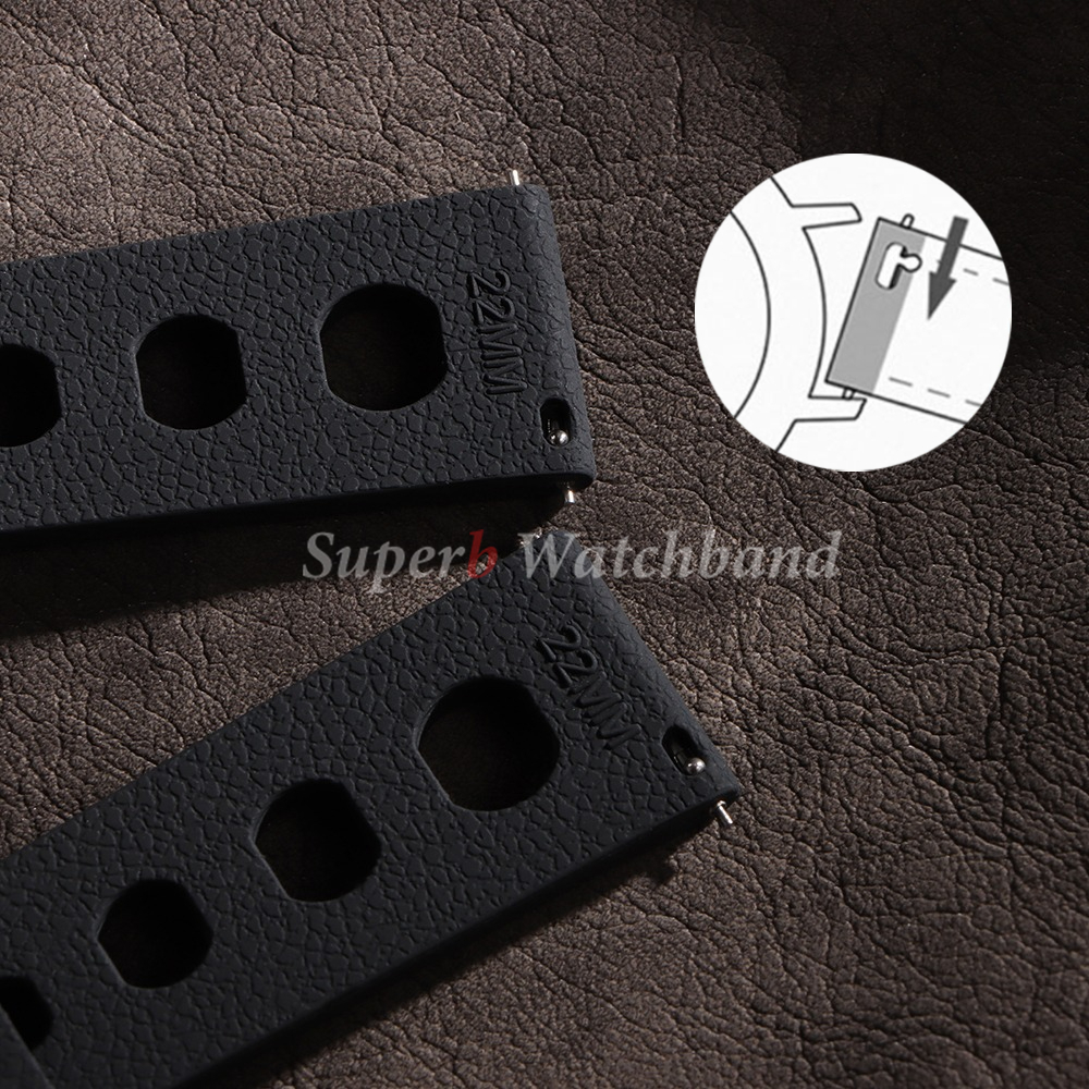 New Tropical Rubber Strap for  - Citizen Watches Smartwatch avis et prix