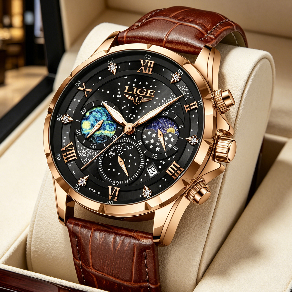 LIGE 2024 Top Luxury Brand Men - Smartwatch Army Watches For Men avis et prix