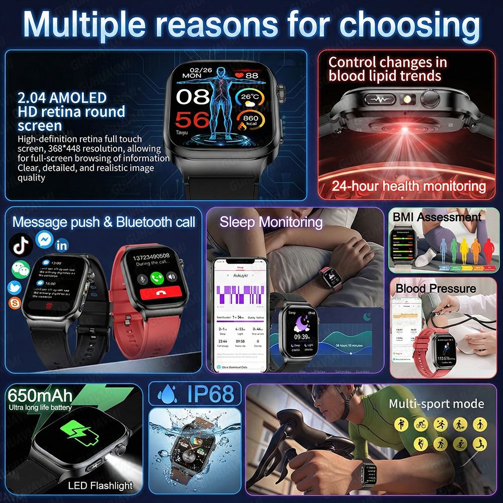 2026 New Accurate Diagnosis Sm - Smartwatch Health Watches For Women avis et prix