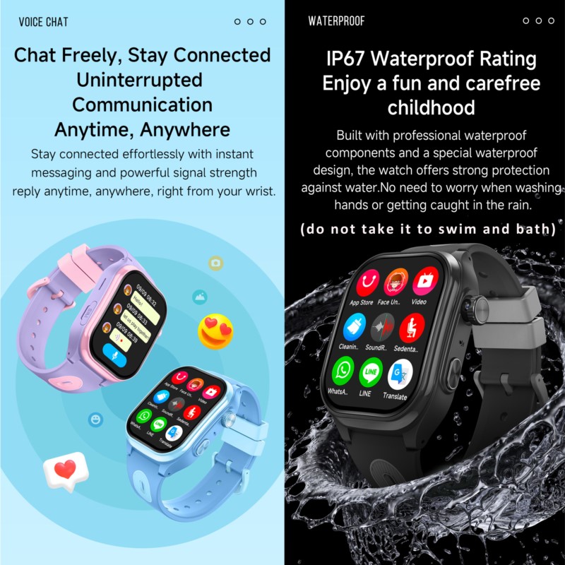 Children 4G Smart Watch Kids G - Smartwatch Watches For 12 Year Old Boy avis et prix