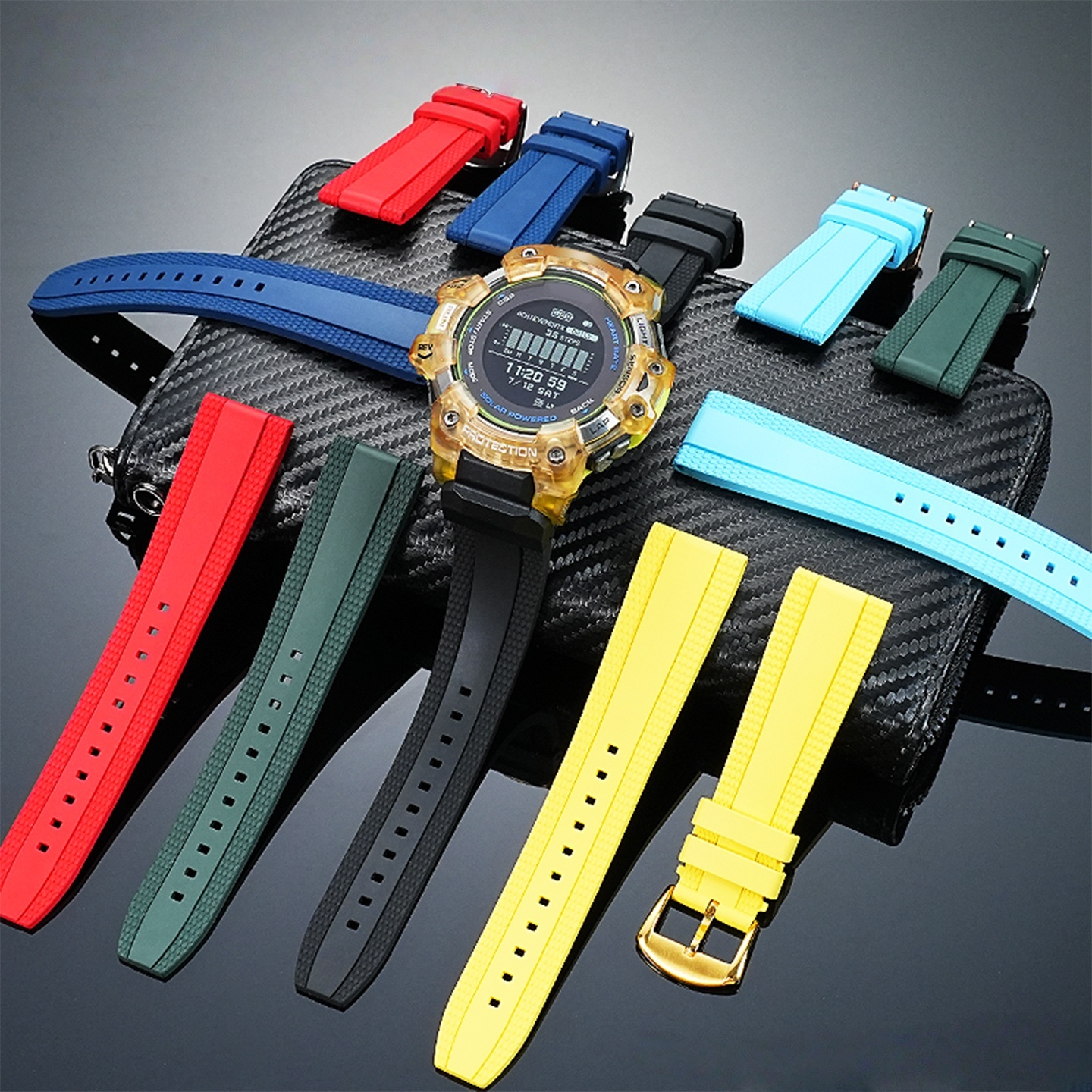 FKM Rubber Strap for G-SHOCK C - Smartwatch Casio Watches For Men avis et prix