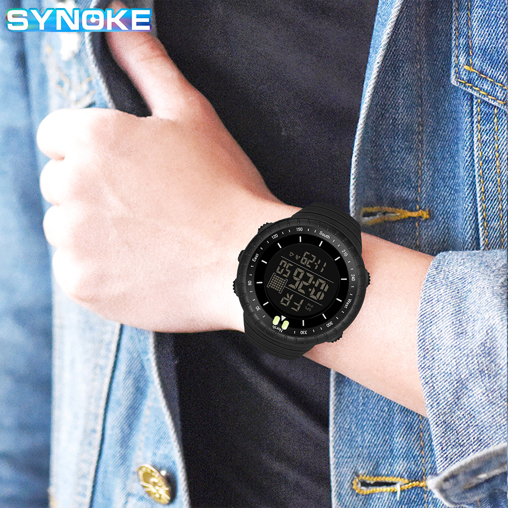 SYNOKE Outdoor Military Digita - Tide Watch Surf avis et prix