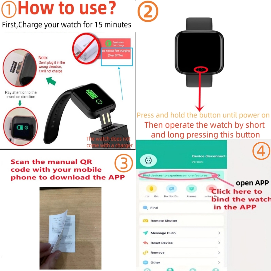 Multifunctional Smart Watches  - Watch Smart Y68 avis et prix