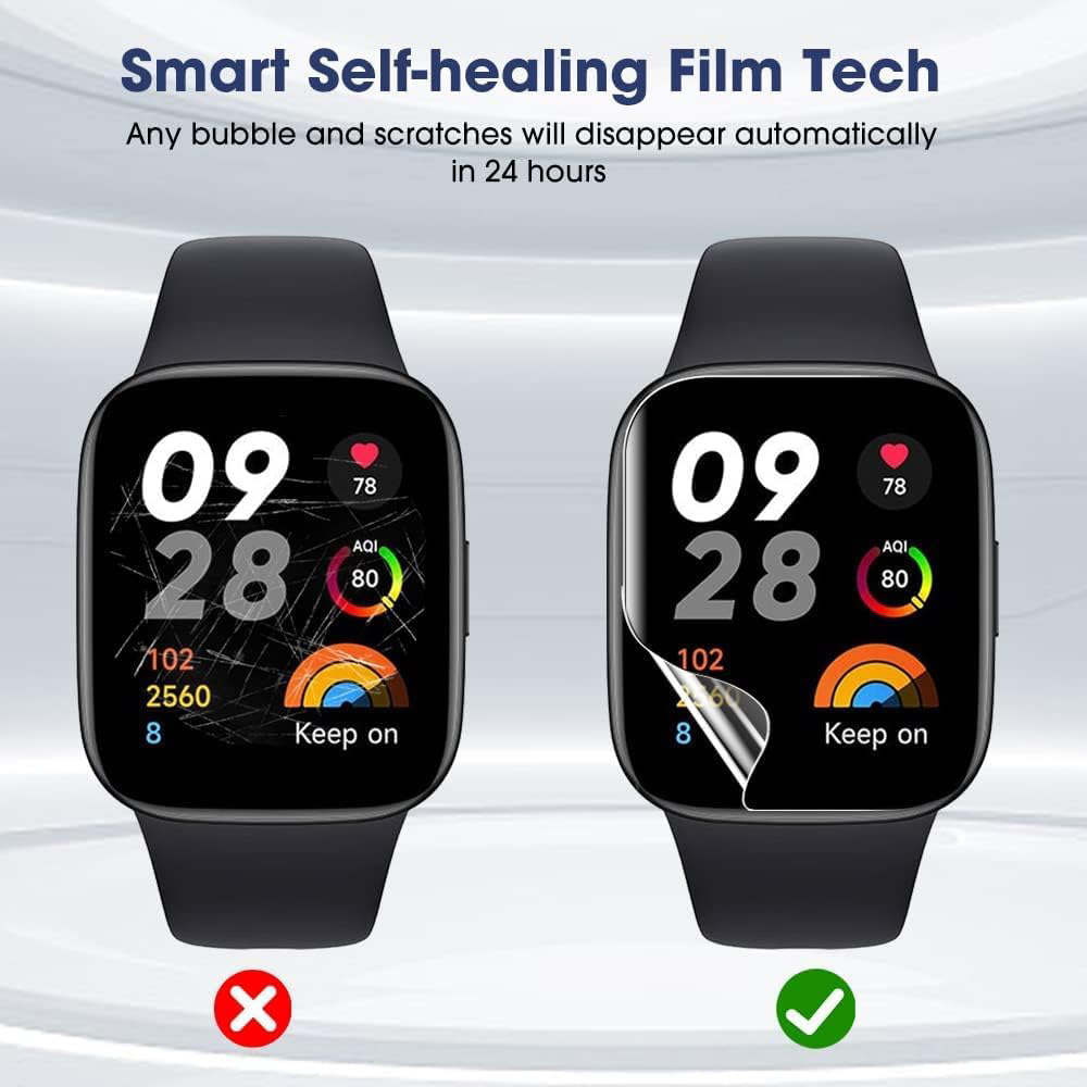3/6pcs Hydrogel Protective Fil - Watch Redmi avis et prix