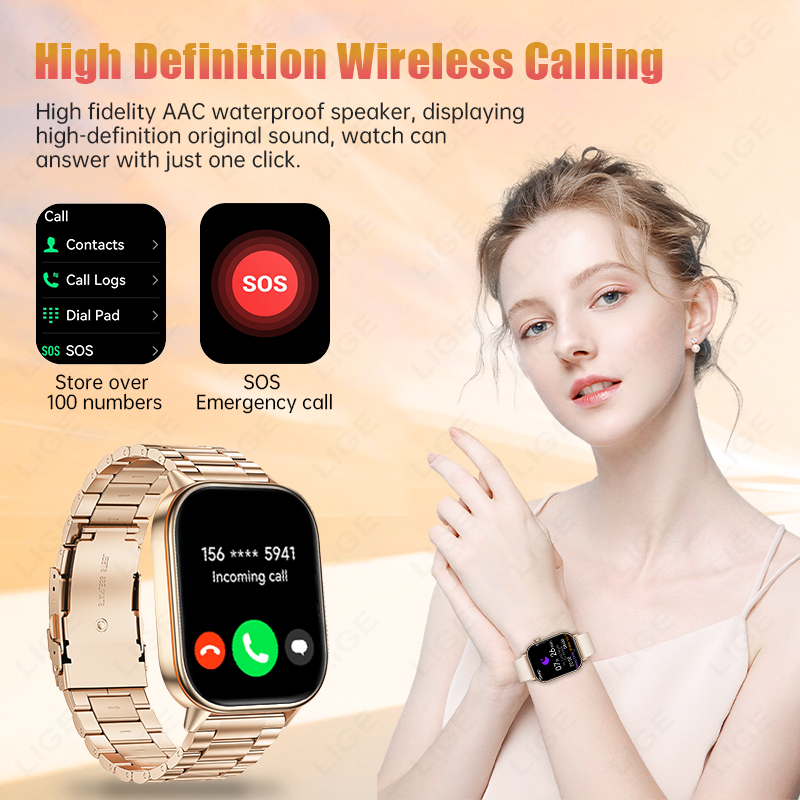 LIGE New Outdoor GPS Sports Sm - Smartwatch Digital Watches For Women avis et prix