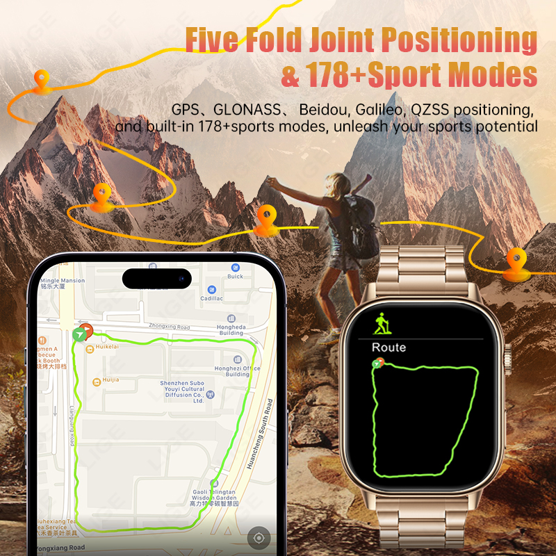 LIGE New Outdoor GPS Sports Sm - Smartwatch Digital Watches For Women avis et prix