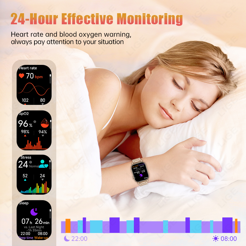 LIGE New Outdoor GPS Sports Sm - Smartwatch Digital Watches For Women avis et prix