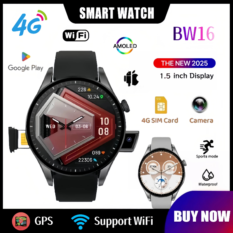 New 4G Smartwatch BW16: WiFi | - Smartwatch New Watches 2025 avis et prix