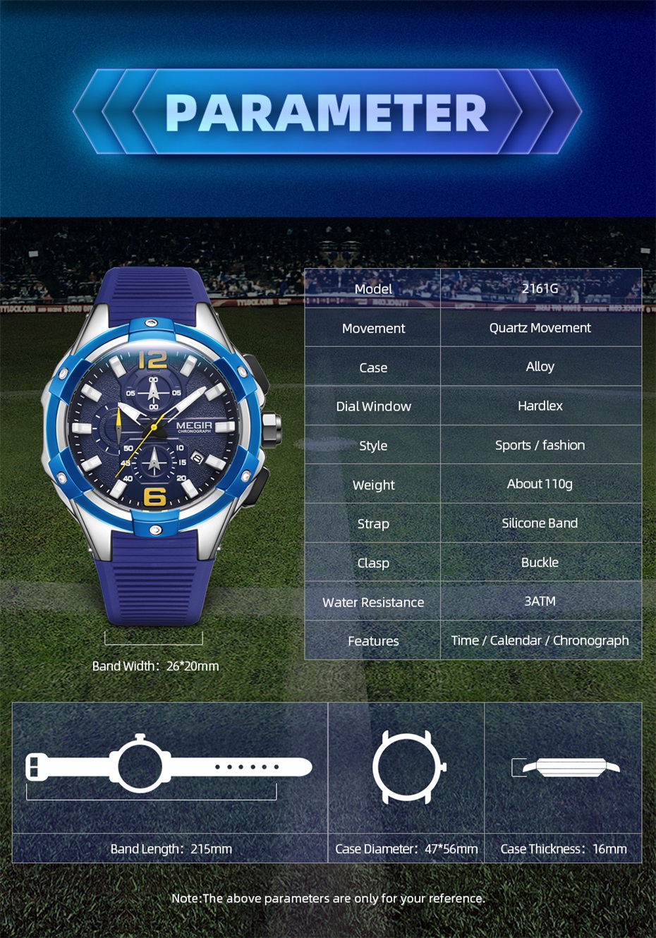 MEIGR Men's Sports Chronograph - Smartwatch Army Watches For Men avis et prix