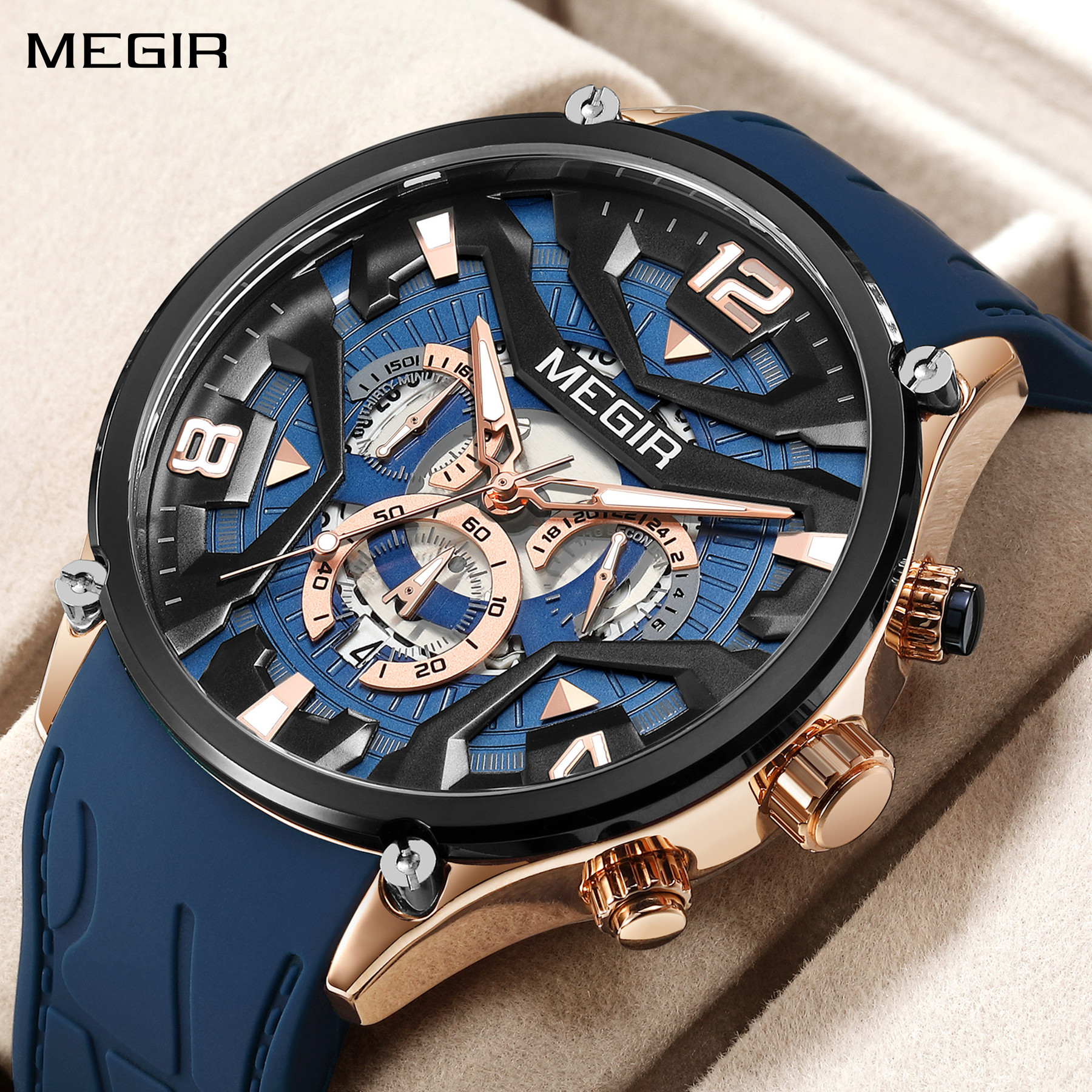 MEGIR Men's Sports Chronograph - Smartwatch Army Watches For Men avis et prix