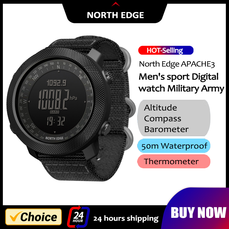 NORTH EDGE Mens Smart Watch Mi - Smartwatch Army Watches For Men avis et prix