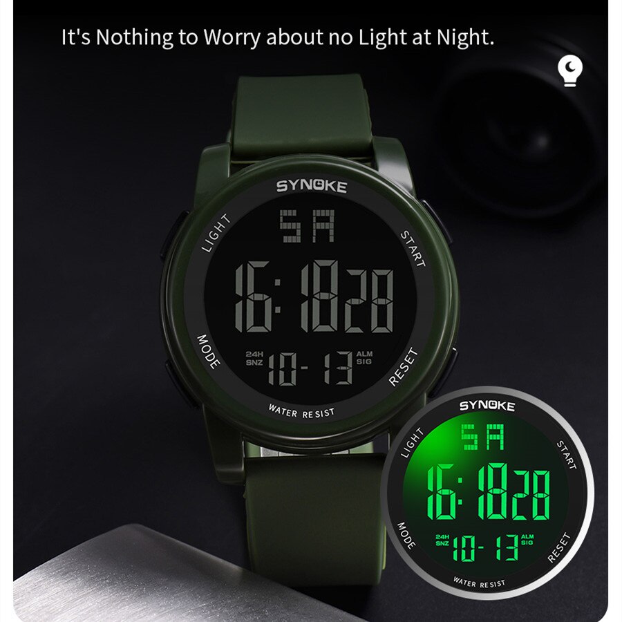 SYNOKE Men Outdoor Sports Mult - Tide Watch Surf avis et prix