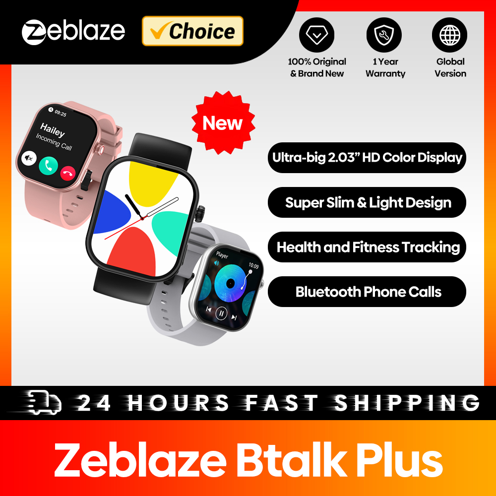 New Zeblaze Btalk Plus Voice C - Smartwatch Health Watches For Women avis et prix