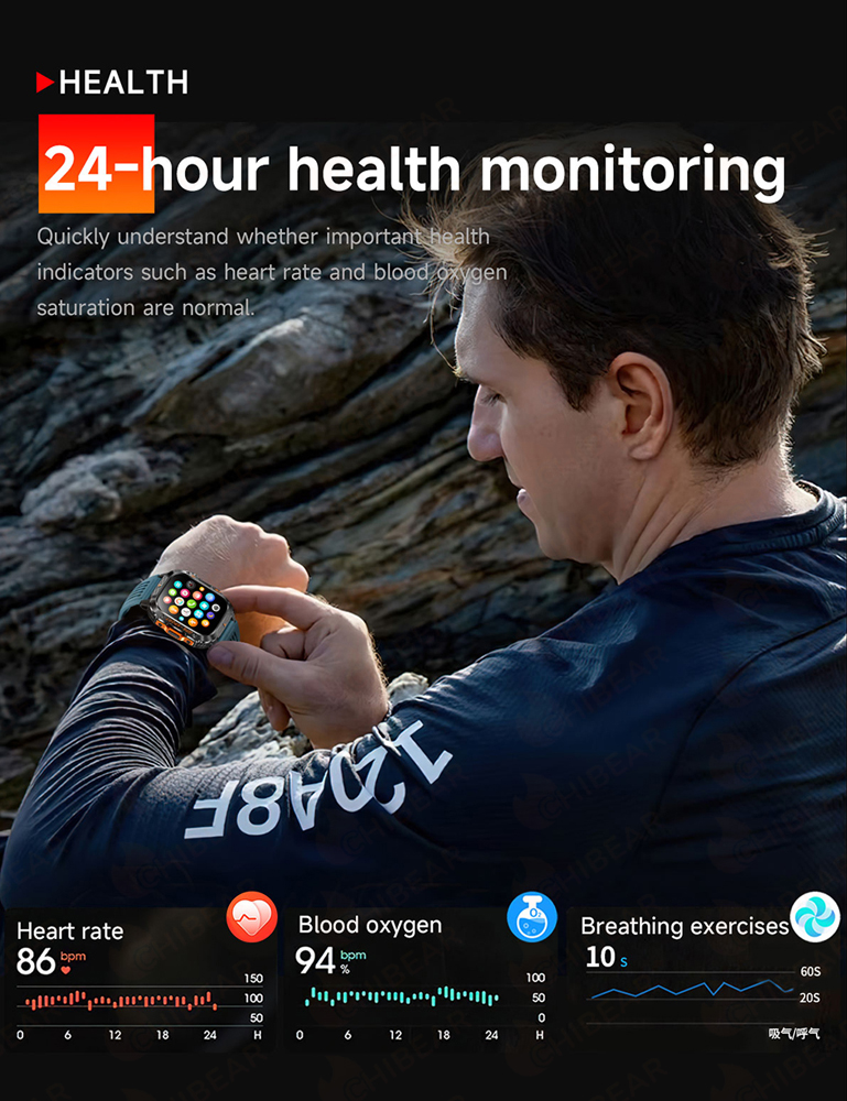 2025 New Military Outdoor Smar - Smartwatch New Watches 2025 avis et prix