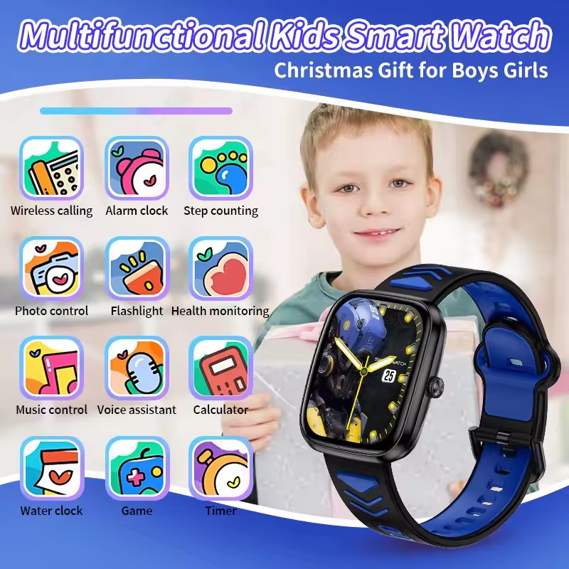 Children Boys Girls Present Sm - Smartwatch Watches For 12 Year Old Boy avis et prix