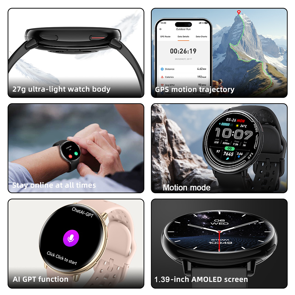 New hot GPS smartwatch 1.43 AM - Smartwatch New Watches 2025 avis et prix