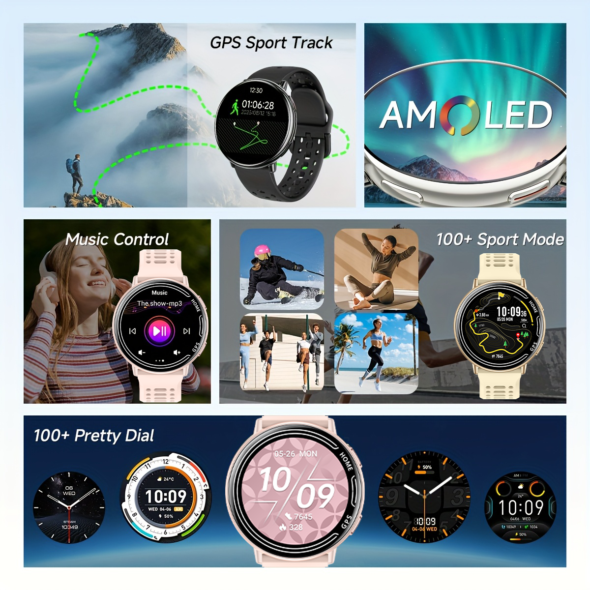 New hot GPS smartwatch 1.43 AM - Smartwatch New Watches 2025 avis et prix