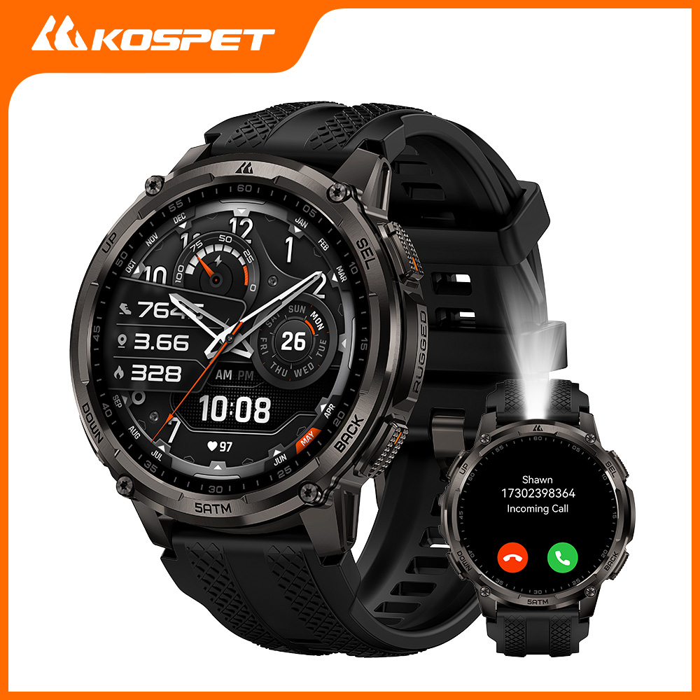 KOSPET TANK T4C Smartwatch Men - Smartwatch Rugged Watches For Men avis et prix