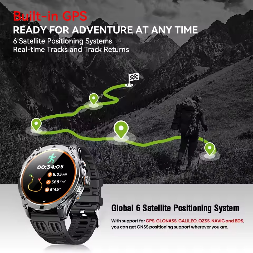 T-Rex 3 Military Grade 1000mAh - Smartwatch Rugged Watches For Men avis et prix
