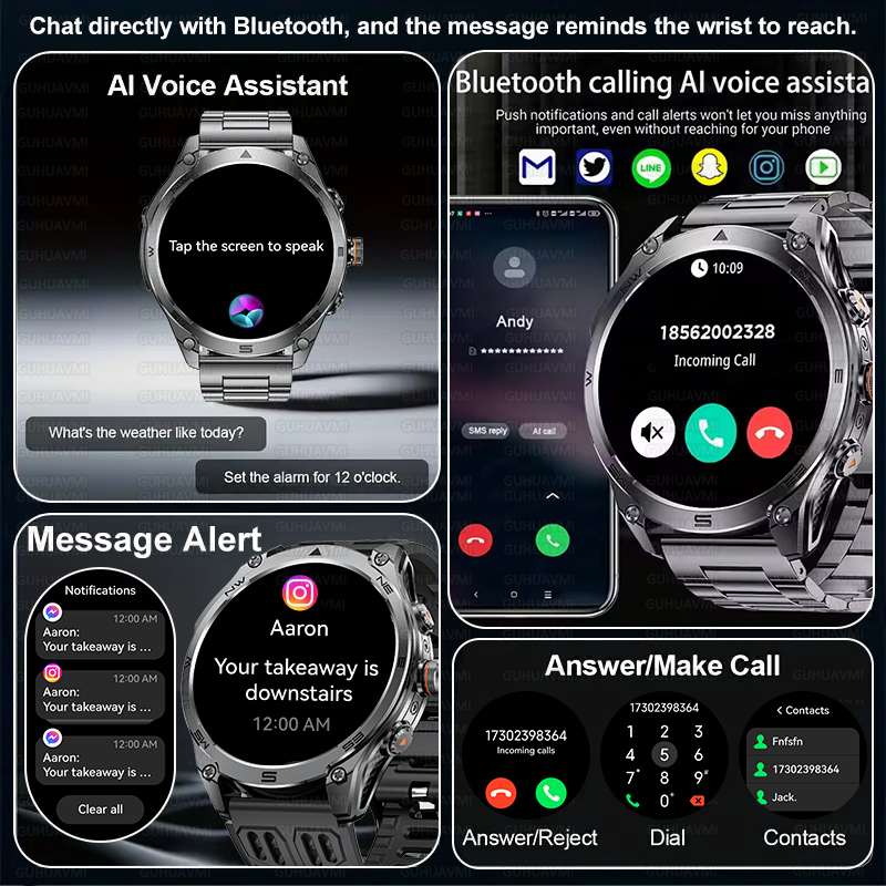 T-Rex 3 Military Grade 1000mAh - Smartwatch Rugged Watches For Men avis et prix