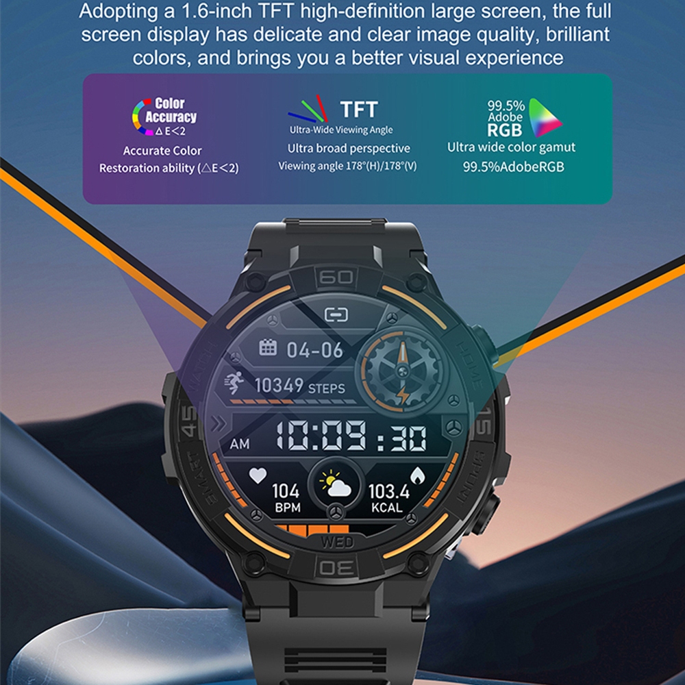 Outdoor Military Rugged Smartw - Smartwatch Rugged Watches For Men avis et prix