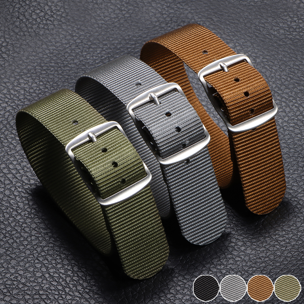 20mm Sport Nylon Watch Band fo - Smartwatch Army Watches For Men avis et prix