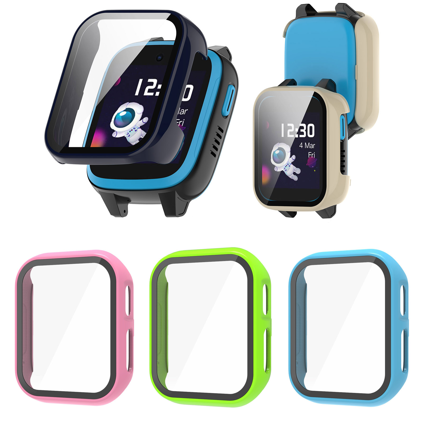 Hard Edge Shell Glass Screen P - Smartwatch Watches For Children avis et prix