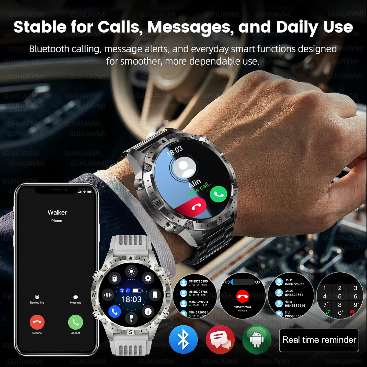 New Men Army grade Built-in GP - Smartwatch Army Watches For Men avis et prix
