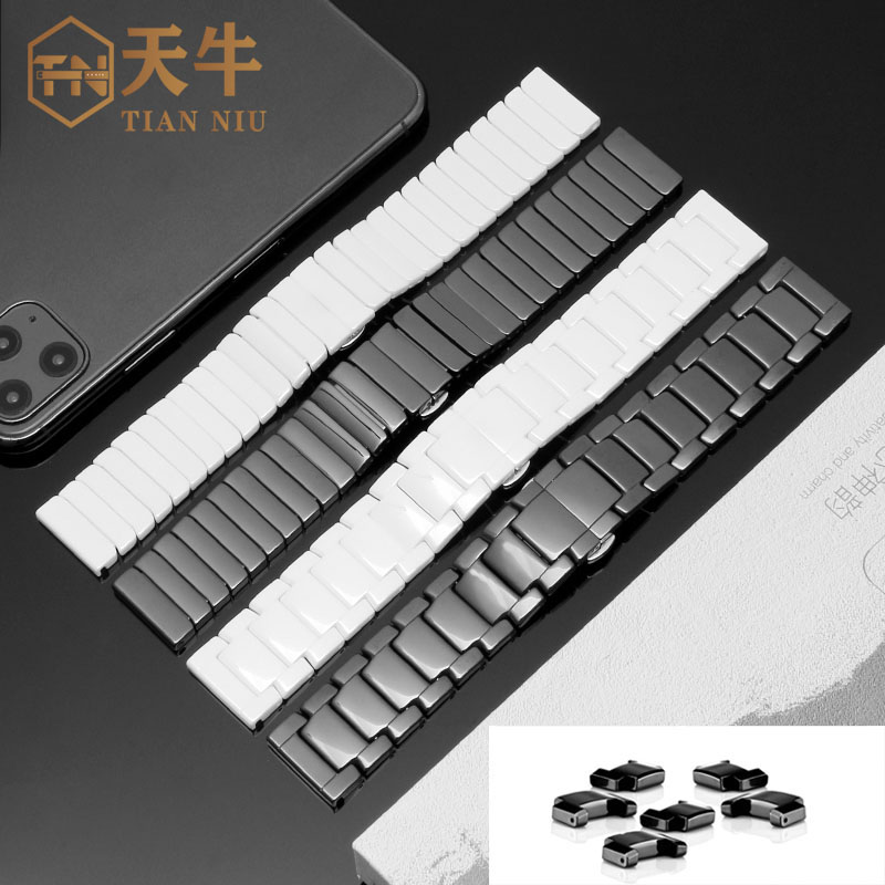 Ceramic watch strap For Omega  - Smartwatch Casio Watches For Men avis et prix