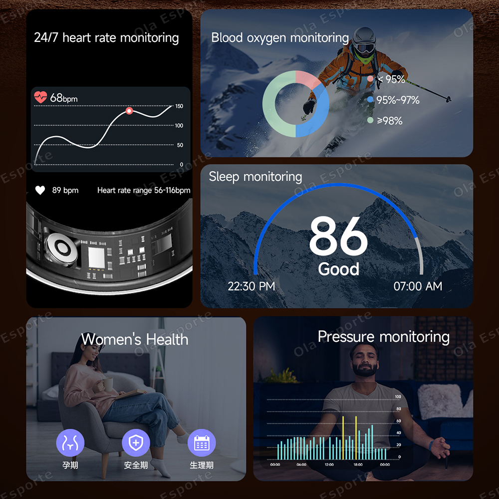 Newest Smart Ring Call Message - Smartwatch Health Watches For Women avis et prix