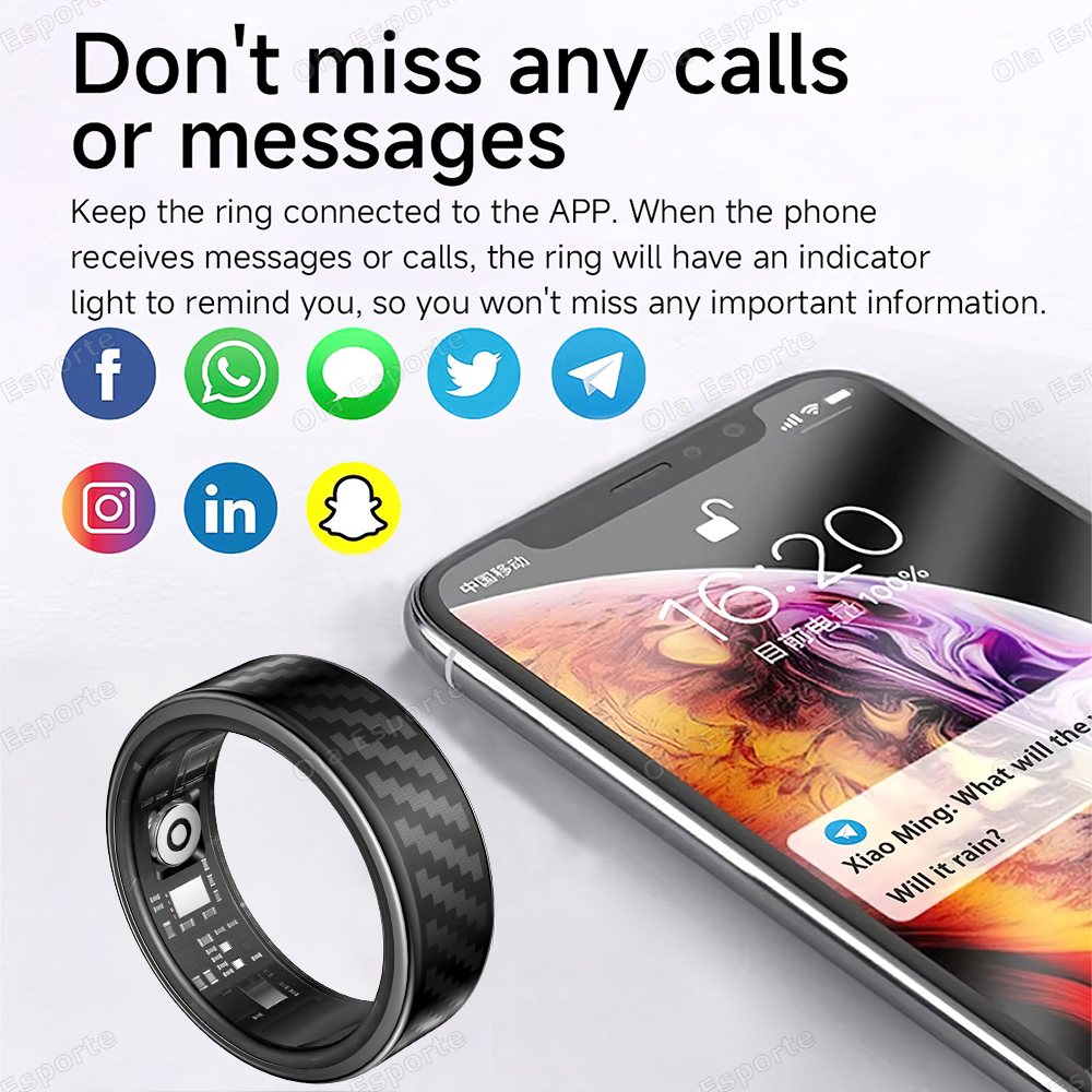 Newest Smart Ring Call Message - Smartwatch Health Watches For Women avis et prix