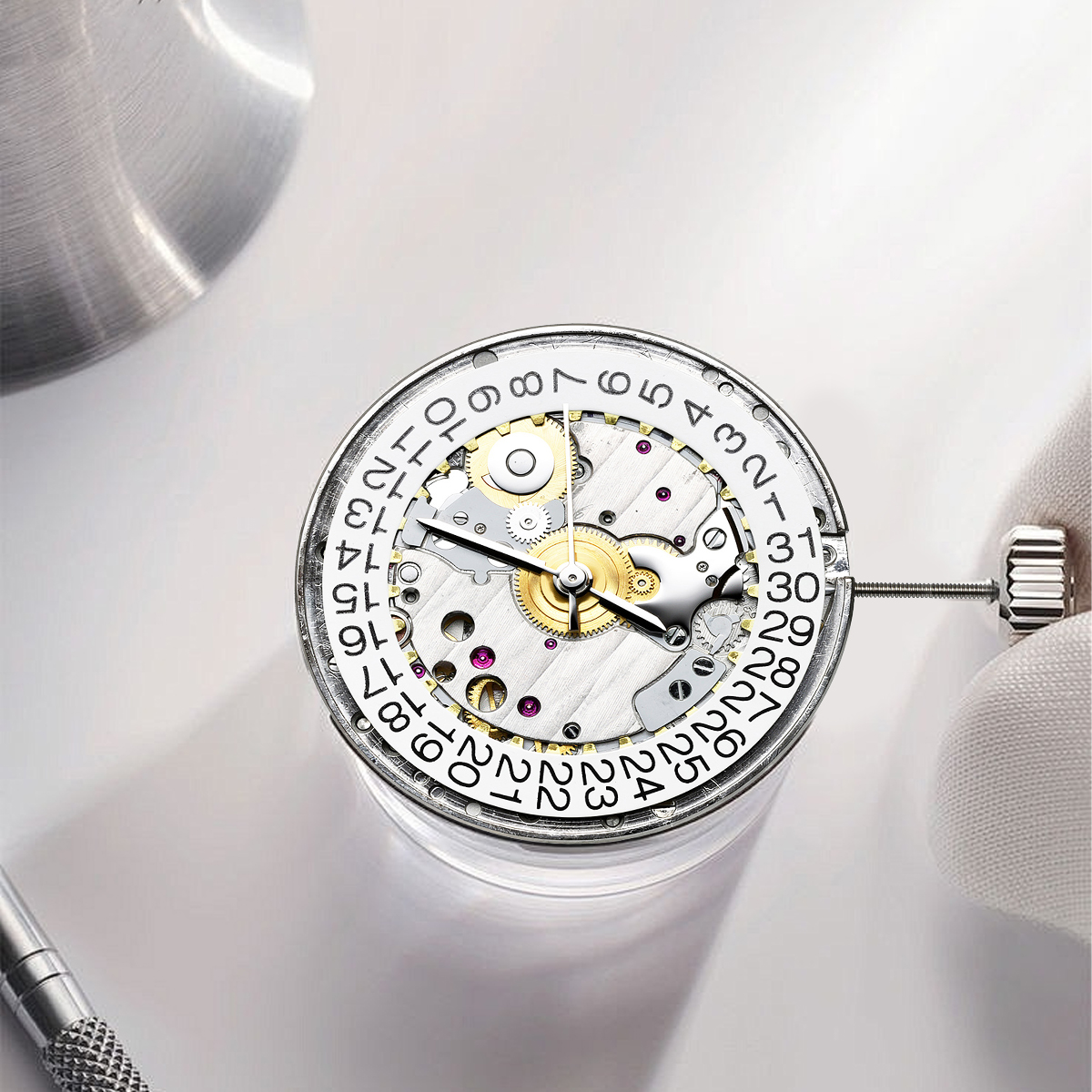 35 Jewels Skeleton 5100A watch - Watch Movement Rotor avis et prix