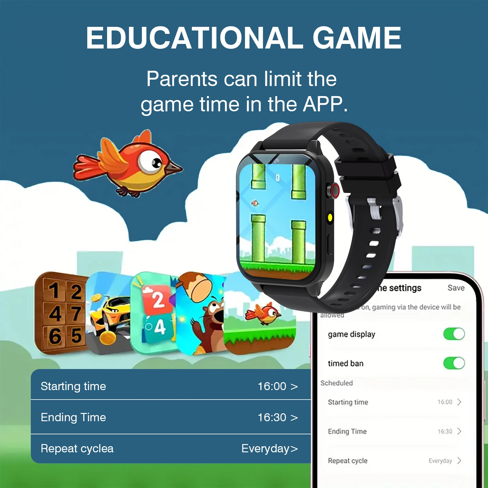 Kids′s Smart Watch 18 Games Ca - Smartwatch Watches For Children avis et prix