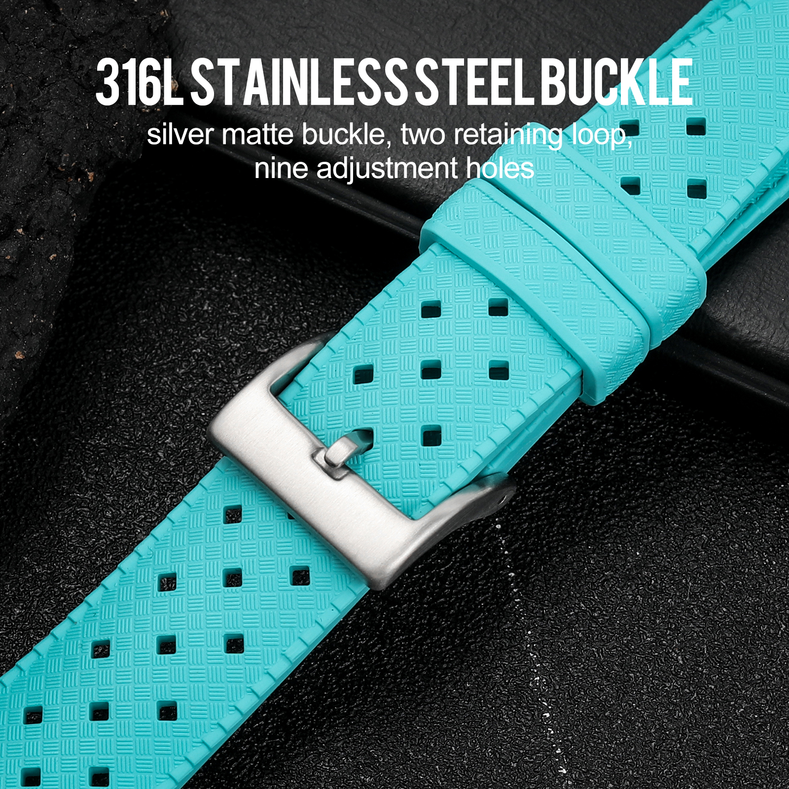 New Tropical FKM Watch Strap f - Citizen Watches Smartwatch avis et prix