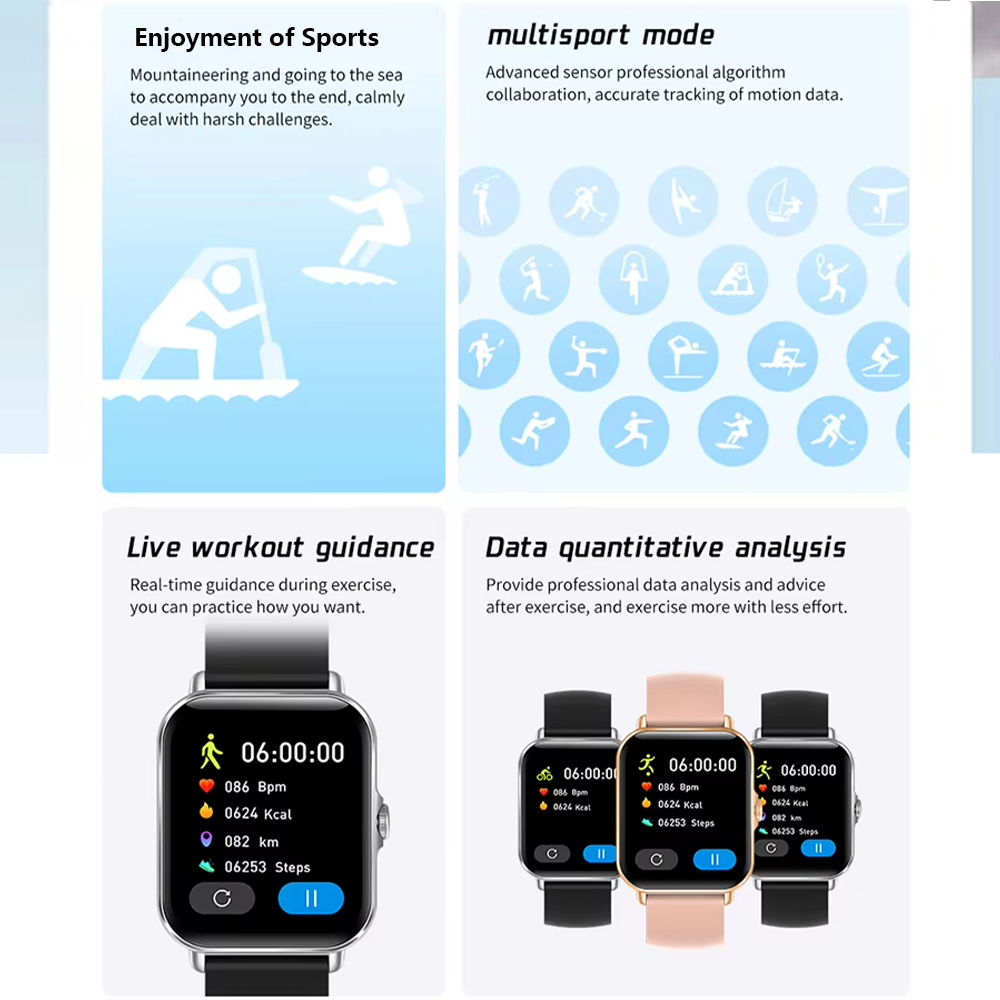 LAXASFIT 2025 Smart Watch Blue - Smartwatch Digital Watches For Women avis et prix