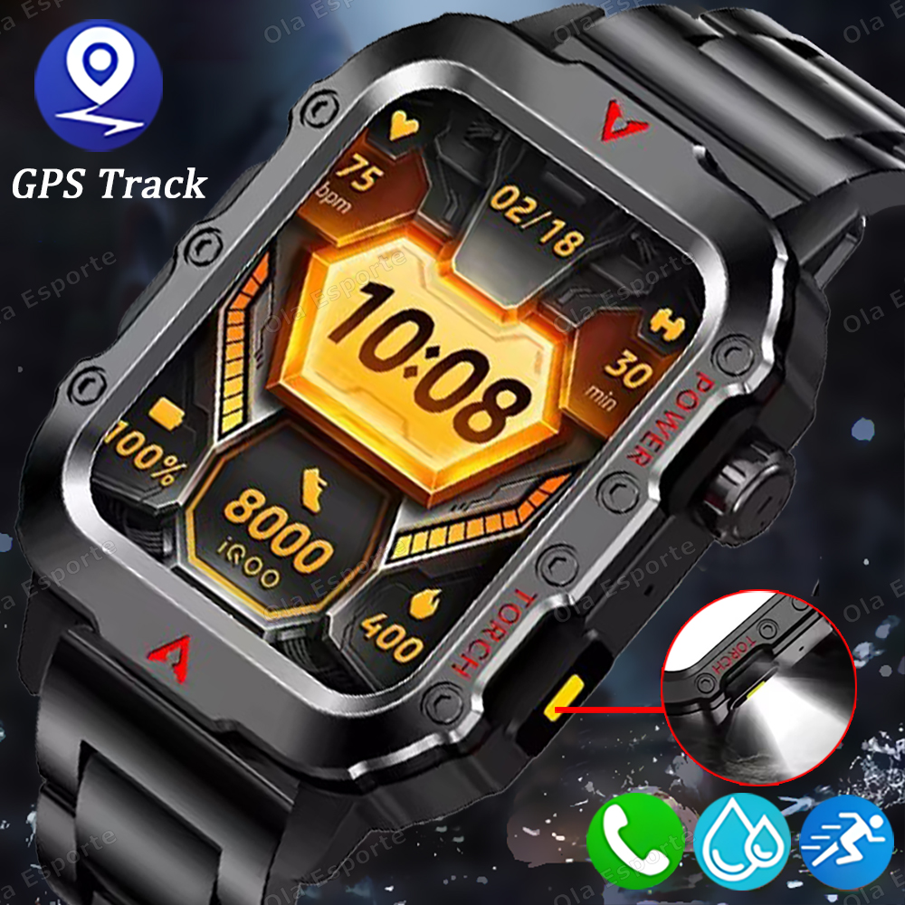 New Rugged Military GPS Track  - Smartwatch Rugged Watches For Men avis et prix
