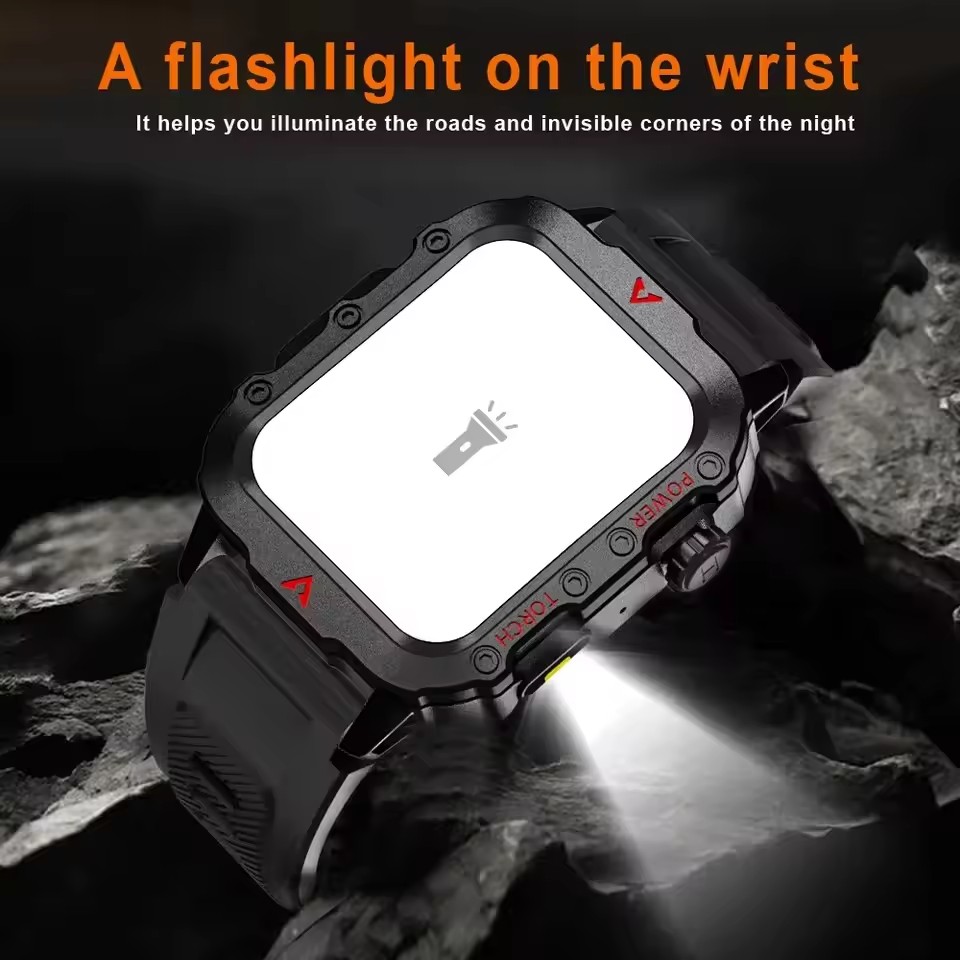 New Rugged Military GPS Track  - Smartwatch Rugged Watches For Men avis et prix