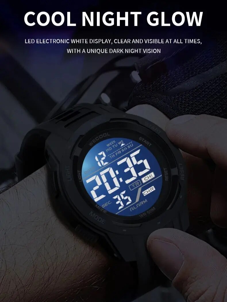 WECOOL Brand Sport Digital 50M - Tide Watch Surf avis et prix
