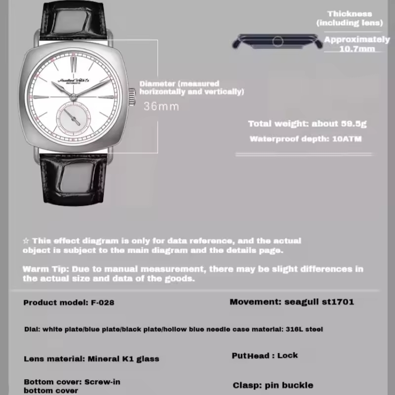 Hruodland 2025 Men's Mechanica - Tide Watch Surf avis et prix